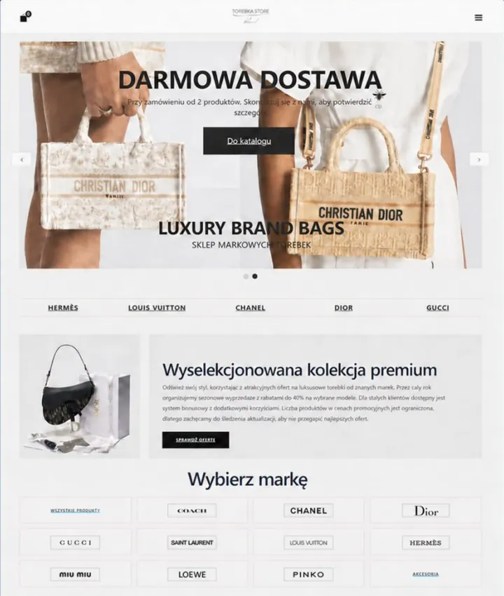 Інтернет-магазин брендових сумок Torebka Store